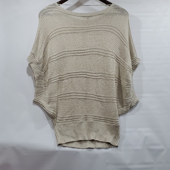 Halogen knit cotton wide sleeved sweater - Picture 4 of 4